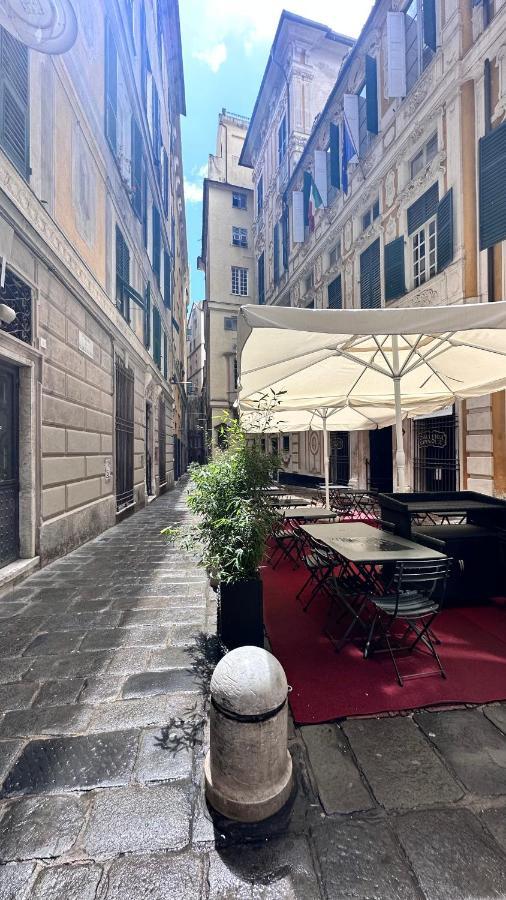 דירות ג'נובה Centro Storico Caruggi 2Min Acquario Pellicceria Superior Loft Palazzo Rolli מראה חיצוני תמונה